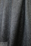 famous designer black textured matelasse' brocade