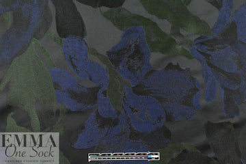 Carmen Marc Va1vo floral nocturne brocade