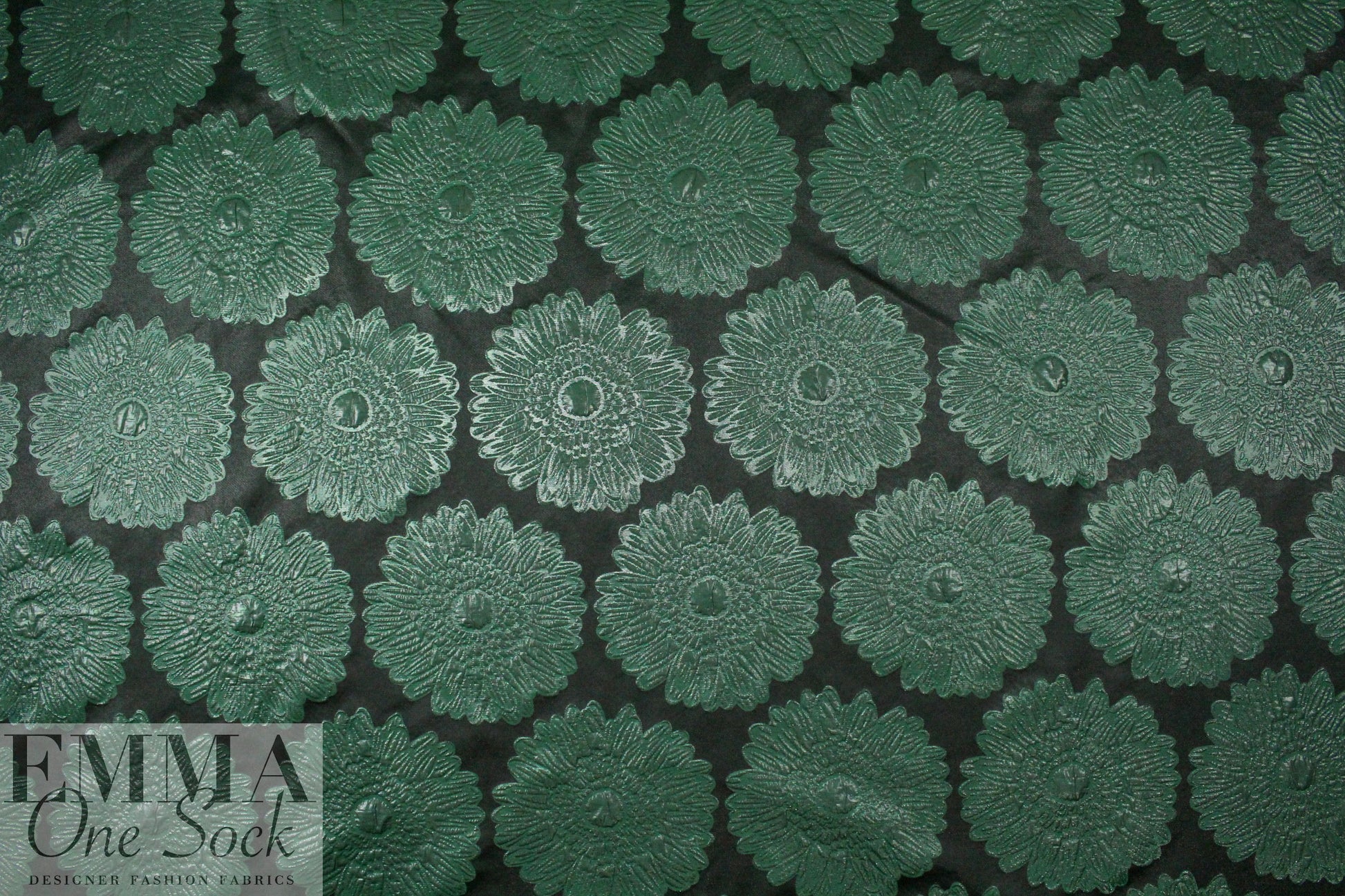 Trin@ Turk textured flower medallions brocade 1.5 yd