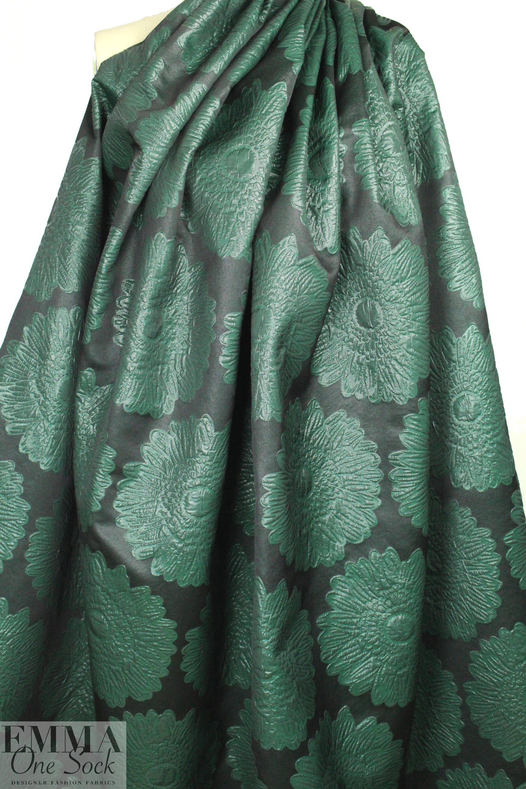 Trin@ Turk textured flower medallions brocade 1.5 yds