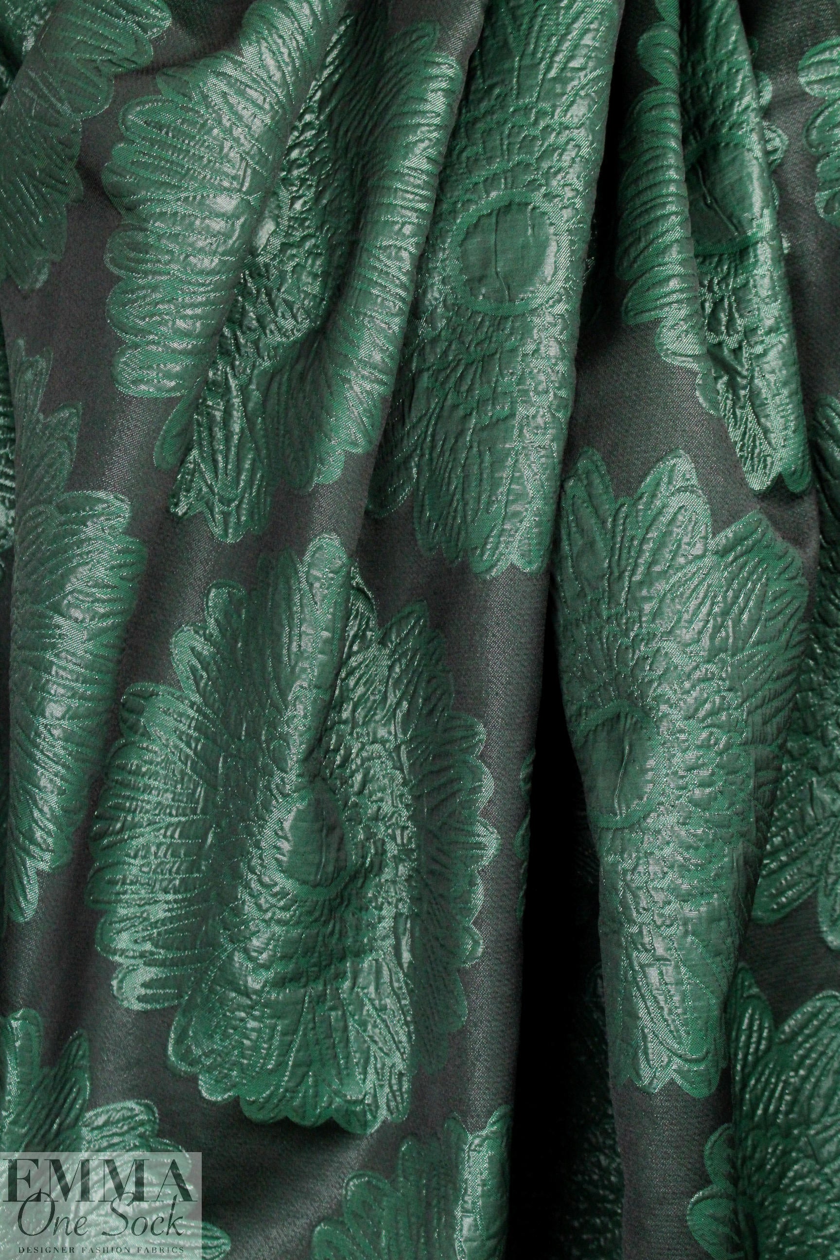 Trin@ Turk textured flower medallions brocade