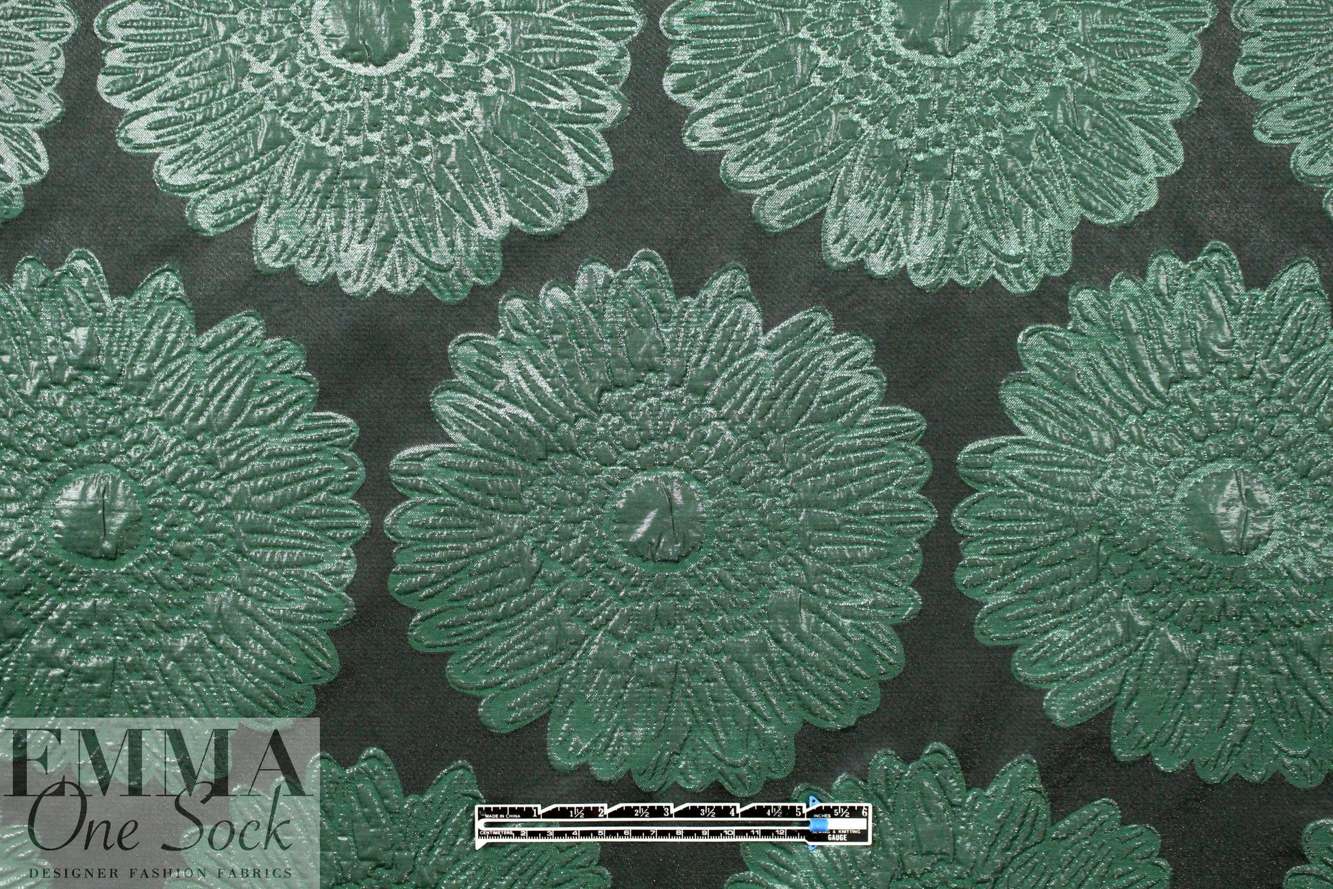 Trin@ Turk textured flower medallions brocade 1.875 yd