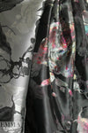 Carmen Marc Va1vo floral over-printed brocade