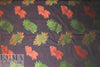 famous designer raisin/spice/moss floral jacquard brocade