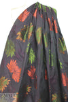 famous designer raisin/spice/moss floral jacquard brocade 1.875 yd