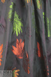 famous designer raisin/spice/moss floral jacquard brocade 3 yds
