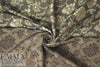 Italian bronze tones decorative floral jacquard brocade