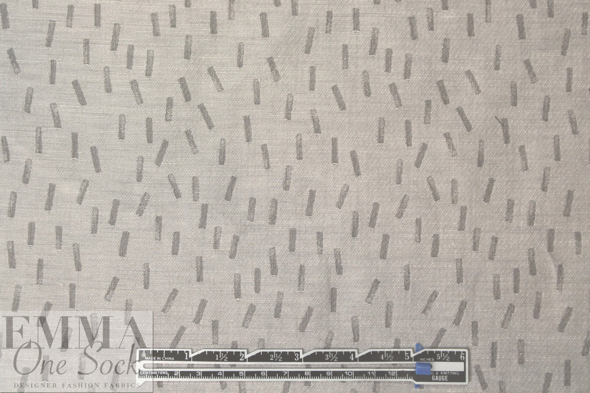 Italian gray tones confetti graphic cotton blend jacquard 1.66 yds