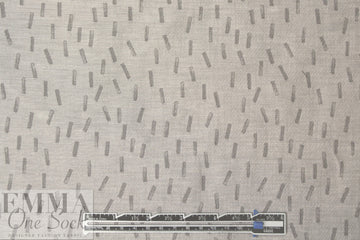 Italian gray tones confetti graphic cotton blend jacquard 1.66 yds