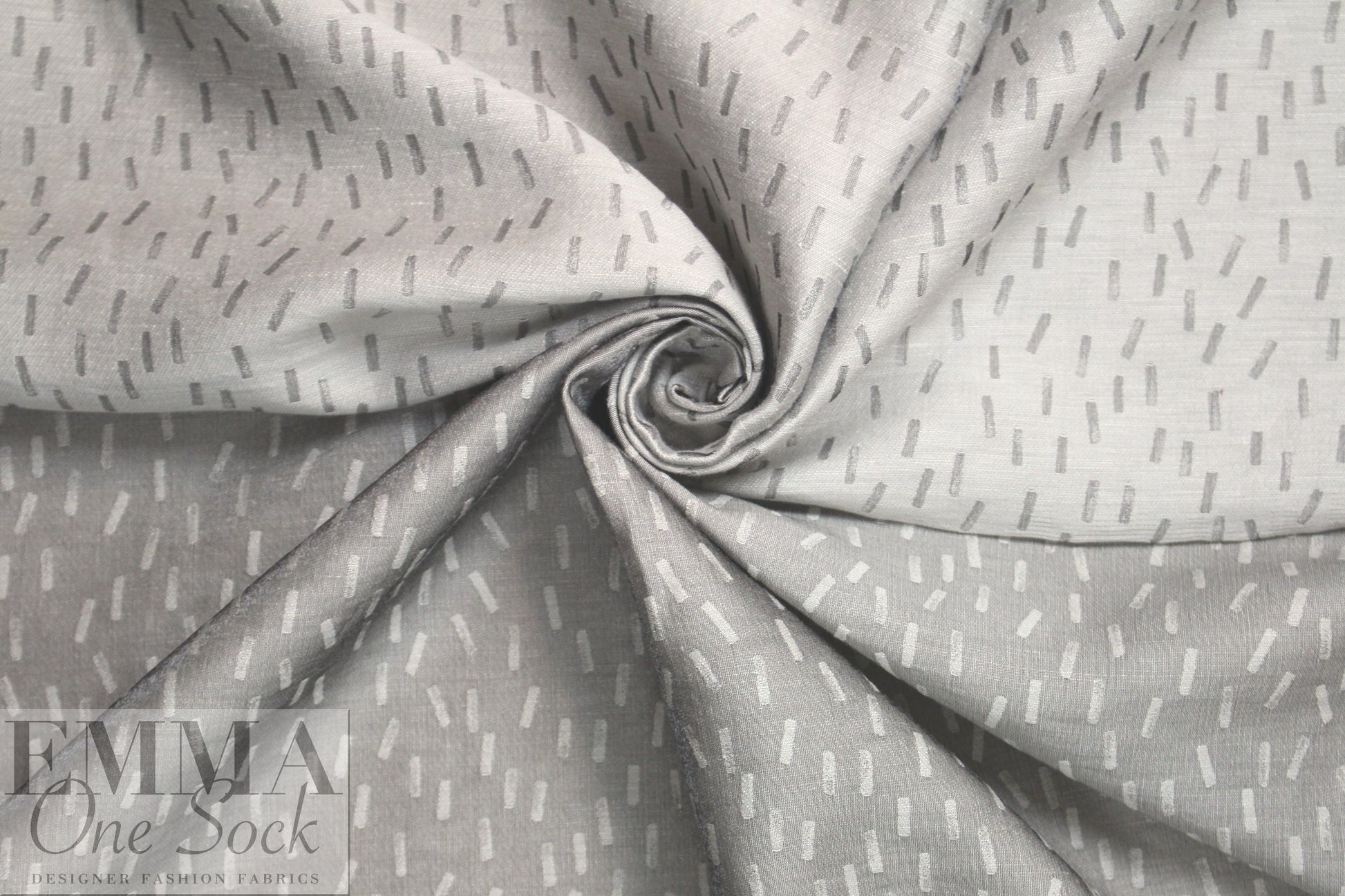 Italian gray tones confetti graphic cotton blend jacquard