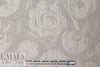 Italian gray tones stylized floral cotton blend jacquard