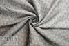 Italian gray tones little flower cotton blend jacquard