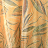 French metallic 'wispy leaf' jacquard brocade - orange sorbet 1.625 yds
