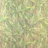 French metallic 'wispy leaf' jacquard brocade - soft greens, etc. .75 yds