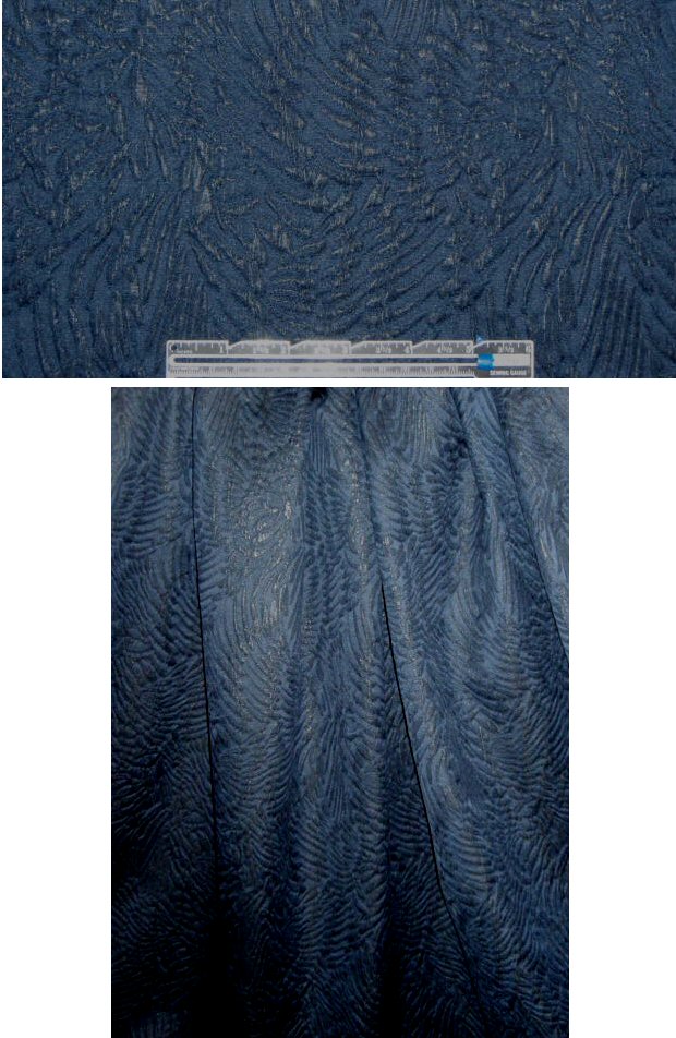 David Meister navy/black textured brocade