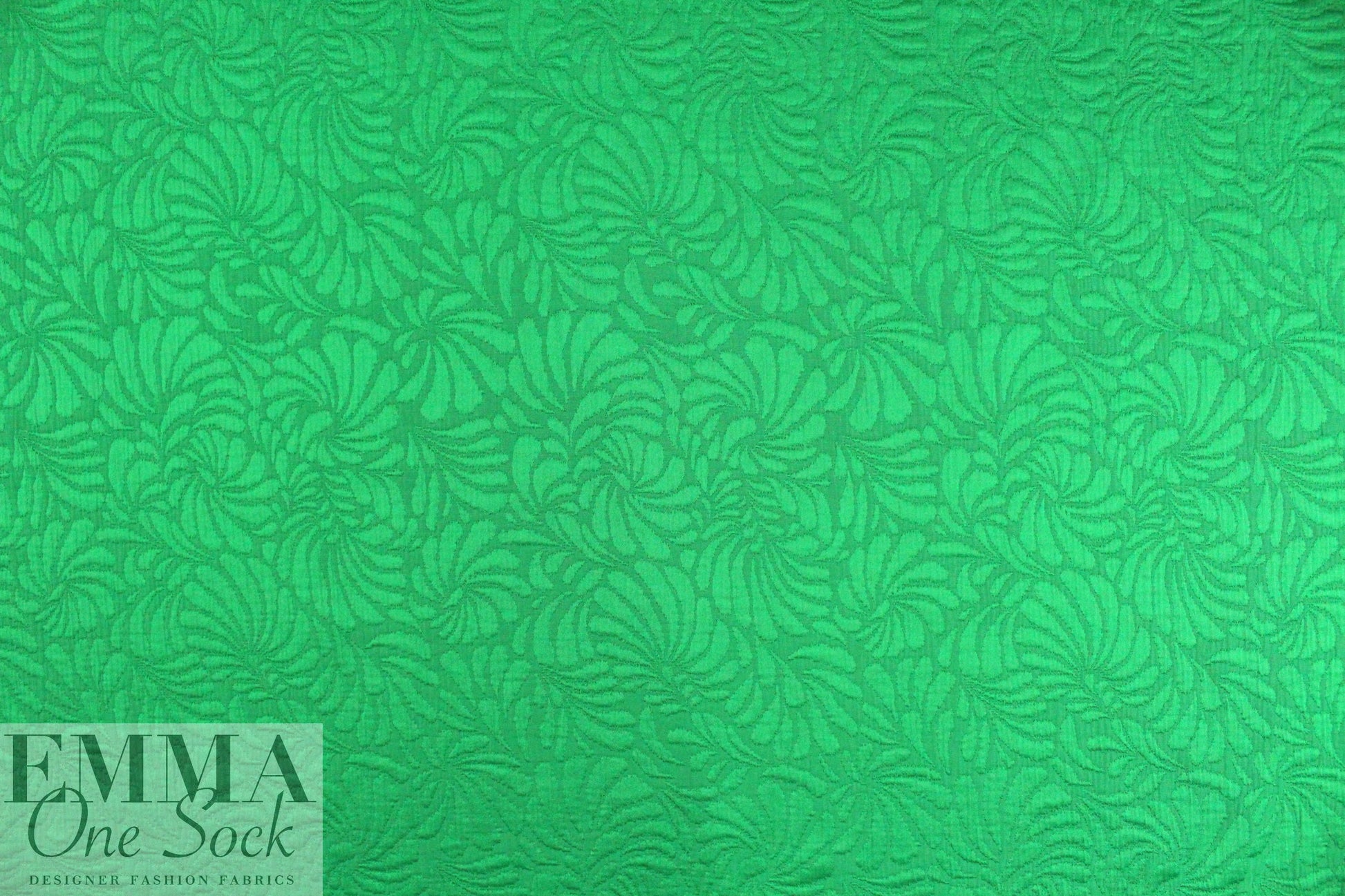 famous designer cotton blend matelasse - emerald