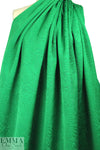 famous designer cotton blend matelasse - emerald