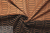 famous designer dusty peach graphic cotton jacquard 2 yd