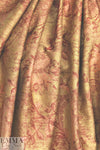 Carmen Marc Va1vo weathered floral jaquard - paprika