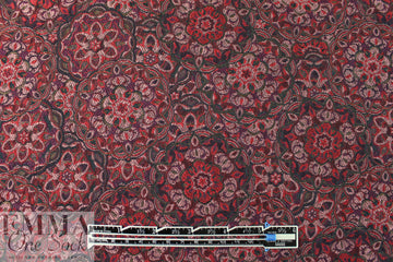 French wine tones textured intricate motif brocade