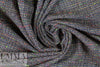 Italian denim/neon tweedy brocade