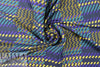 Italian wool blend jacquard brocade - dotty graphic 2.25 yds