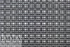 designer flower tile jacquard brocade - black/silvery white 2.25 yd
