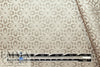 designer floral jacquard brocade - nickel/cream 1 yard