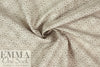 designer floral jacquard brocade - nickel/cream 1 yard