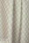 designer floral jacquard brocade - nickel/cream 1 yard