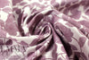 designer floral bloom jacquard brocade - dusty plum 1 yard