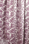 designer floral bloom jacquard brocade - dusty plum .75 yds