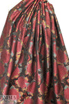 Italian textured matelasse' brocade - jewel flowers