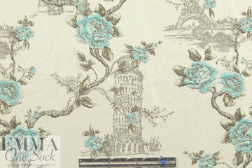 French textured jacquard brocade - 'European tour'