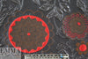 Italian medallion flower matelasse' brocade