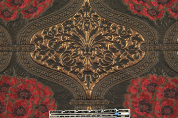 Italian regal medallion matelasse' brocade