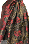 Italian regal medallion matelasse' brocade