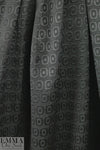 Italian black mod graphic textured brocade
