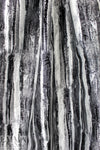 Italian designer edgy black/white evening brocade 1.5 yd