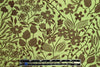 Italian wildflower jacquard brocade - sulpher/bronze 1.75 yd
