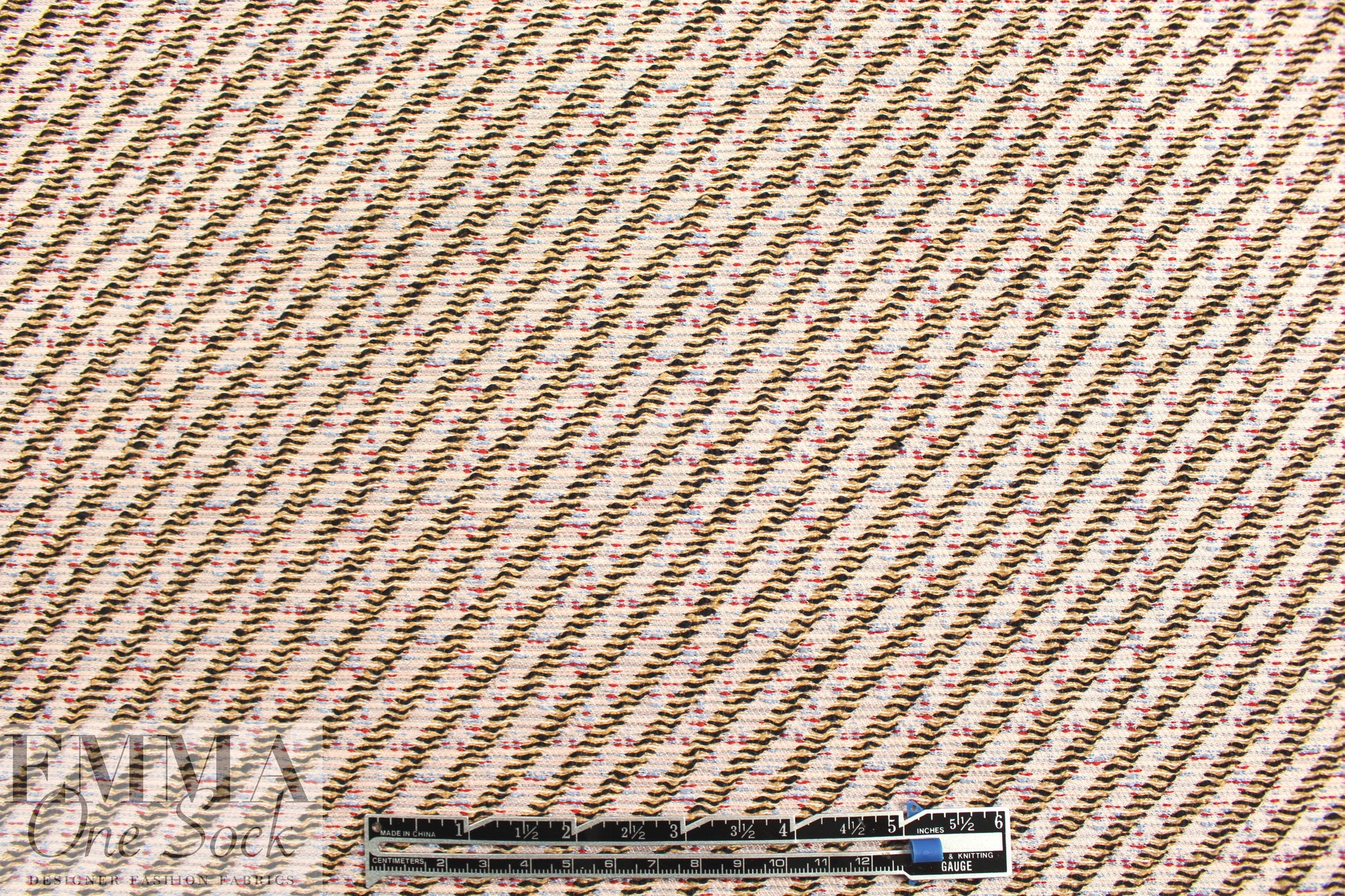 NY designer diagonal rib speckled brocade
