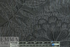 Italian gray tones floral textured jacquard brocade