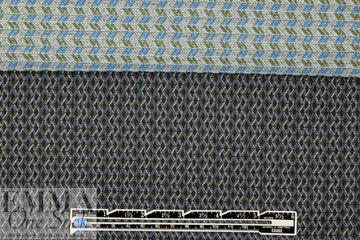 NY designer little zig stretch brocade