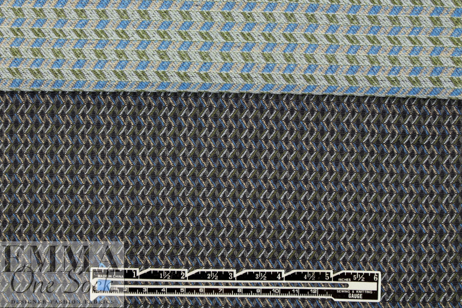 NY designer little zig stretch brocade 2.25 yd