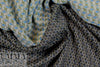 NY designer little zig stretch brocade