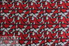 Italian decorative puzzle graphic clipped weave brocade 1.75 yd
