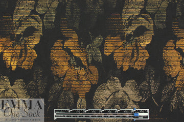 famous designer gold/copper floral metallic brocade