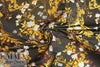Italian floral brocade - gold/bronze/burgundy/blue 1.875 yd
