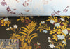 Italian floral brocade - gold/bronze/burgundy/blue 2 yd