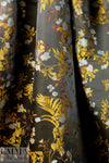 Italian floral brocade - gold/bronze/burgundy/blue 1.875 yd